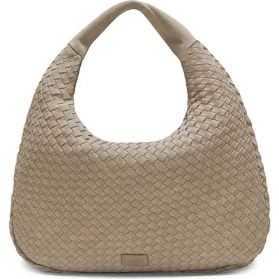 Écotorie San Angelo Suede Shoulder Bag In Sand