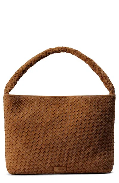 Écotorie Ecotorie San Antonio Woven Leather Hobo Bag In Tan
