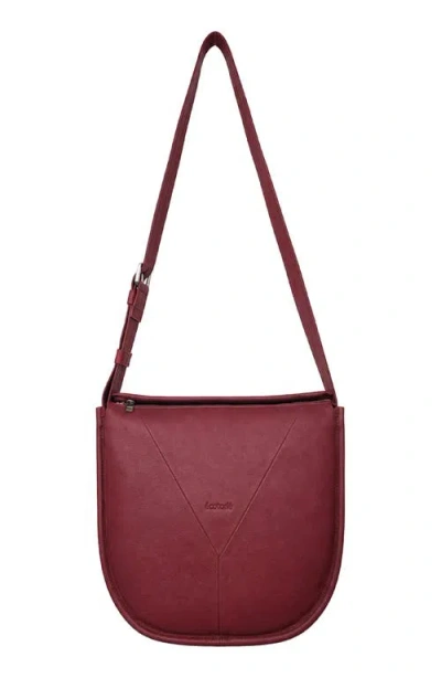 Écotorie Ecotorie Sissy Leather Crossbody Bag In Wine