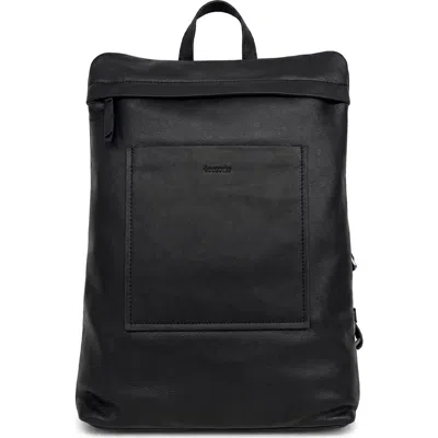 Écotorie Ecotorie Willow Leather Backpack In Black