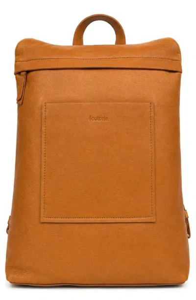 Écotorie Ecotorie Willow Leather Backpack In Caramel