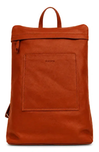 Écotorie Ecotorie Willow Leather Backpack In Rust
