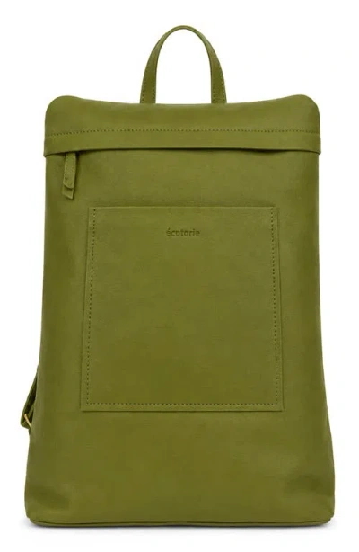 Écotorie Ecotorie Willow Leather Backpack In Sea Kelp