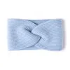 Ecova Women's Light Blue Classic Cashmere Headband In Blue
