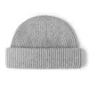 Ecova Light Grey Classic Cashmere Beanie - Men In Grey