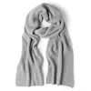 Ecova Women's Light Grey Classic Cashmere Scarf In Grey