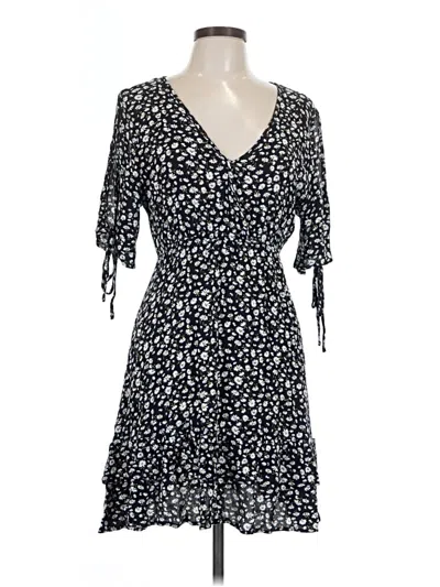 Pre-owned Ecowish Casual Dress In Black