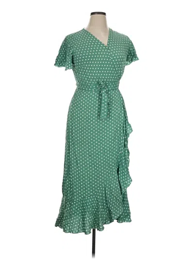 Pre-owned Ecowish Casual Dress In Green