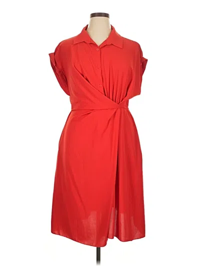 Pre-owned Ecowish Casual Dress In Red