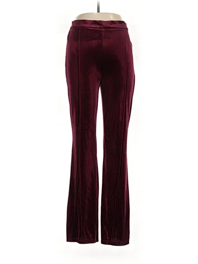 Pre-owned Ecowish Casual Pants In Burgundy