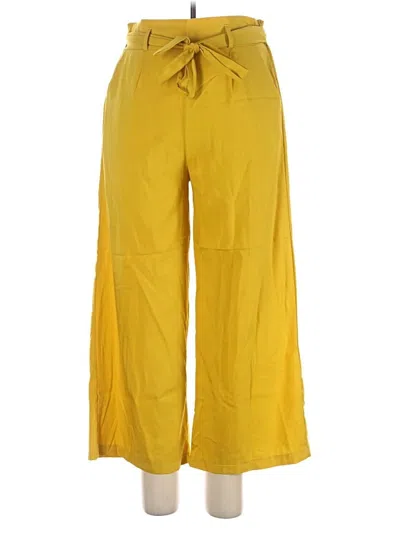 Pre-owned Ecowish Casual Pants In Yellow