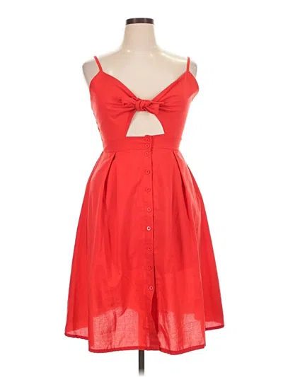 Pre-owned Ecowish Cocktail Dress In Red
