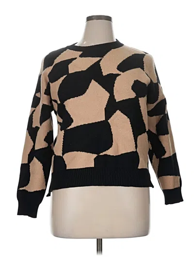 Pre-owned Ecowish Pullover Sweater In Brown