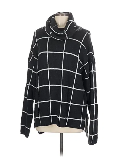 Pre-owned Ecowish Turtleneck Sweater In Black