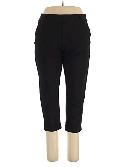 Pre-owned Ecru Active Pants In Black
