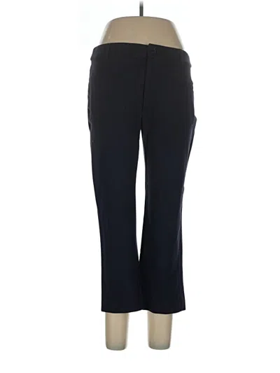 Pre-owned Ecru Active Pants In Black
