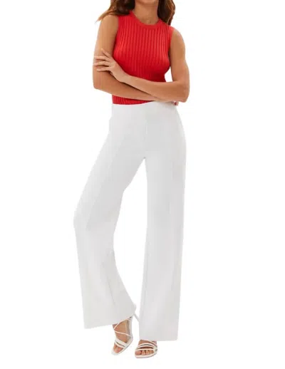 Ecru Atherton Clean Full Leg Trouser In White