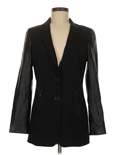 Pre-owned Ecru Blazer Jacket In Black