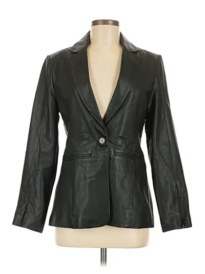 Pre-owned Ecru Blazer Jacket In Black