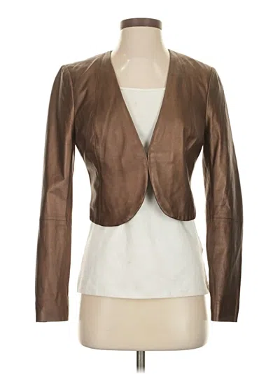 Pre-owned Ecru Blazer Jacket In Brown