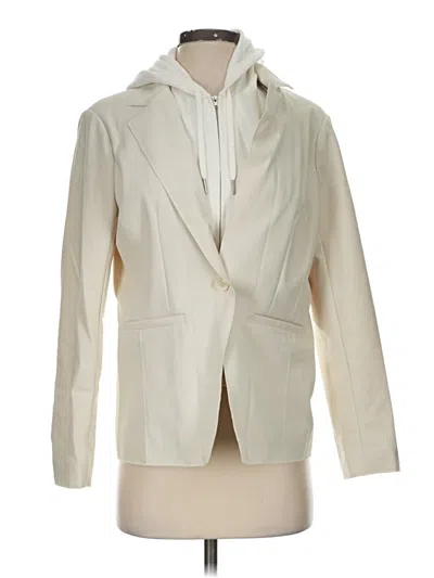 Pre-owned Ecru Blazer Jacket In Ivory