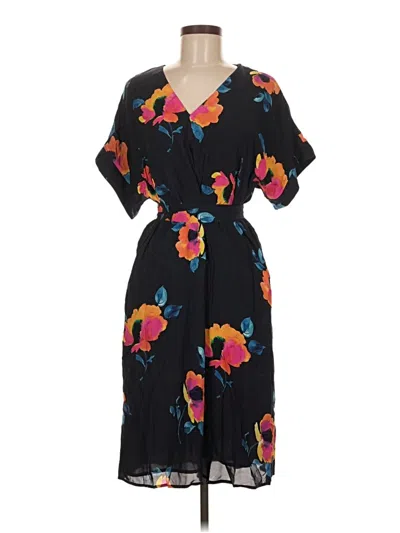 Pre-owned Ecru Casual Dress In Black