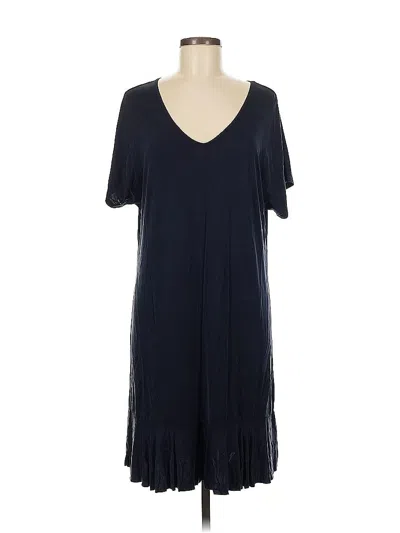 Pre-owned Ecru Casual Dress In Blue