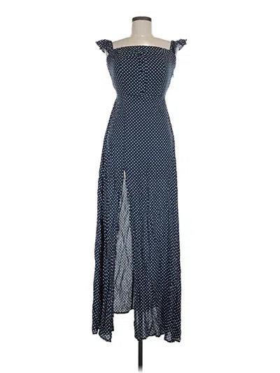 Pre-owned Ecru Casual Dress In Blue