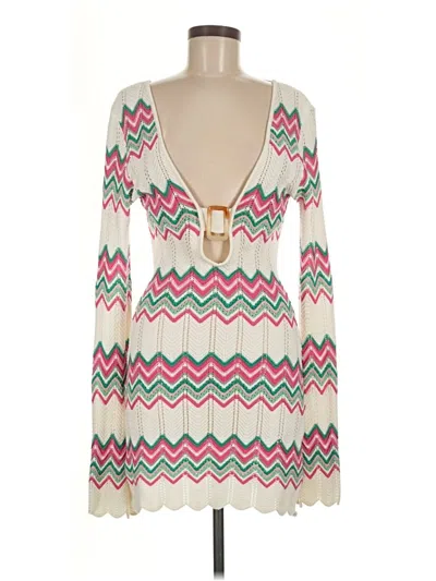 Pre-owned Ecru Casual Dress In Ivory