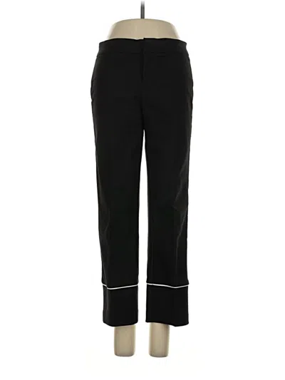 Pre-owned Ecru Casual Pants In Black
