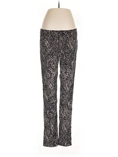Pre-owned Ecru Casual Pants In Black