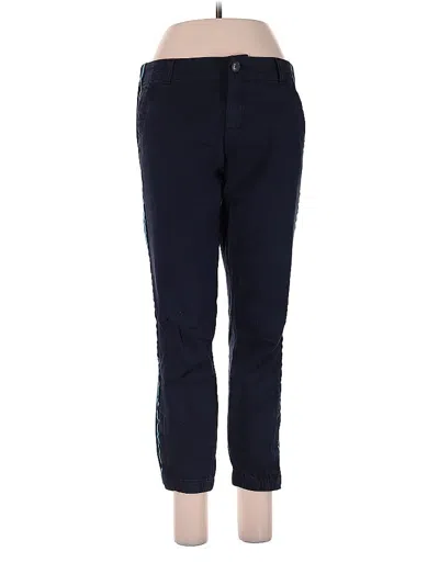 Pre-owned Ecru Casual Pants In Blue