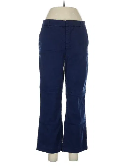 Pre-owned Ecru Casual Pants In Blue