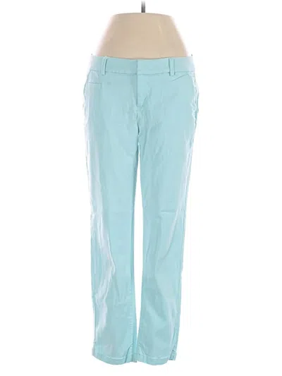 Pre-owned Ecru Casual Pants In Blue