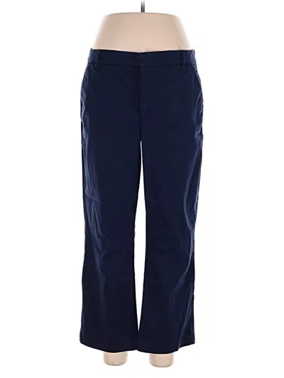 Pre-owned Ecru Casual Pants In Blue