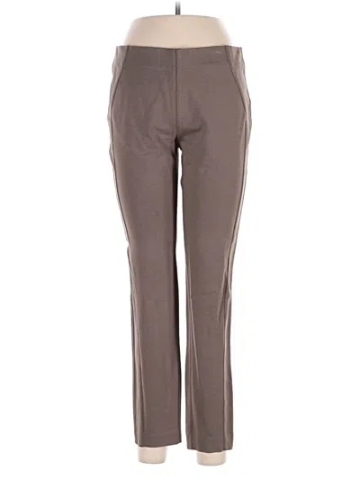Pre-owned Ecru Casual Pants In Brown