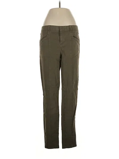 Pre-owned Ecru Casual Pants In Green