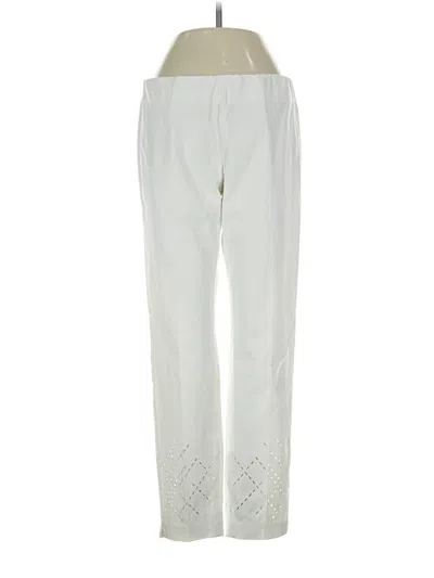 Pre-owned Ecru Casual Pants In Ivory