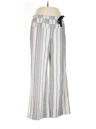 Pre-owned Ecru Casual Pants In Ivory
