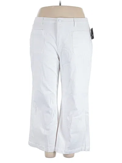 Pre-owned Ecru Casual Pants In White