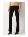 Ecru Courtlandt Slim Bootcut Pant In Black In Black