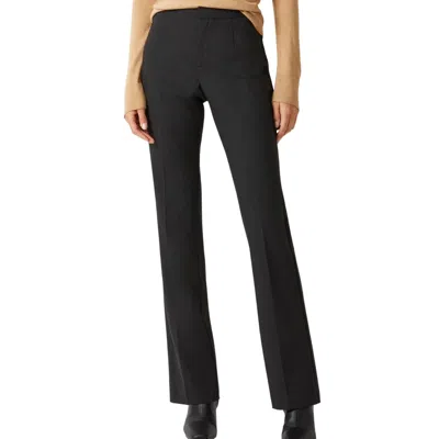 Ecru Courtlandt Slim Bootcut Pant In Charcoal In Pink