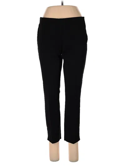 Pre-owned Ecru Dress Pants In Black