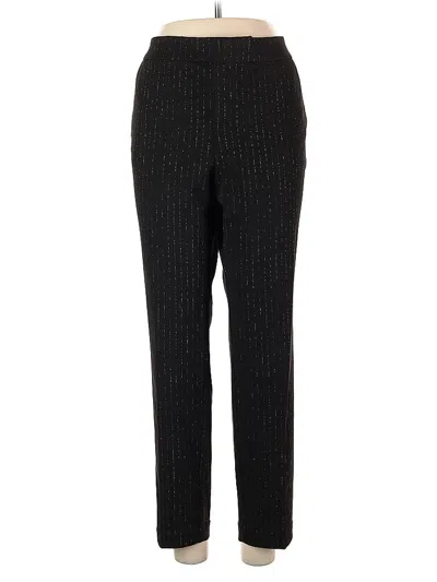 Pre-owned Ecru Dress Pants In Black
