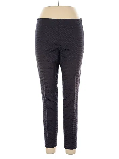 Pre-owned Ecru Dress Pants In Black