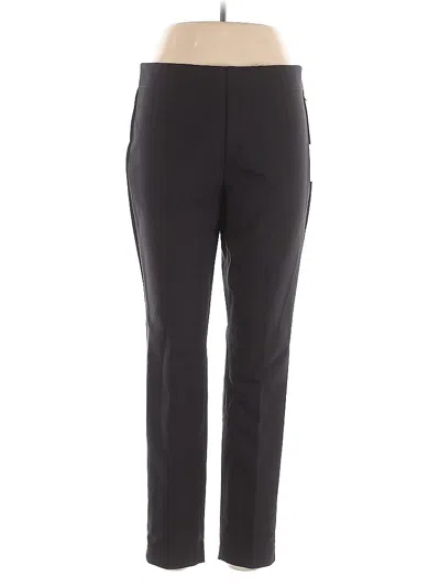 Pre-owned Ecru Dress Pants In Black