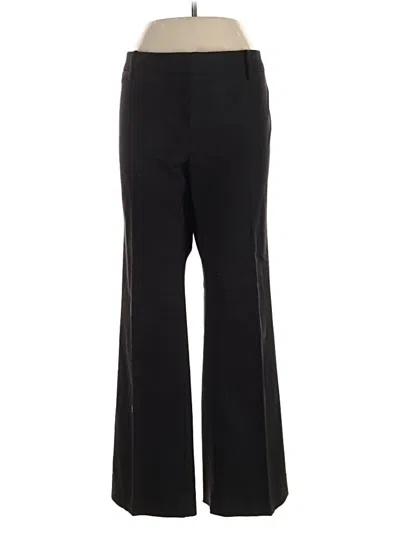 Pre-owned Ecru Dress Pants In Black