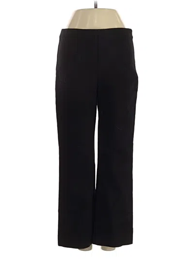 Pre-owned Ecru Dress Pants In Black