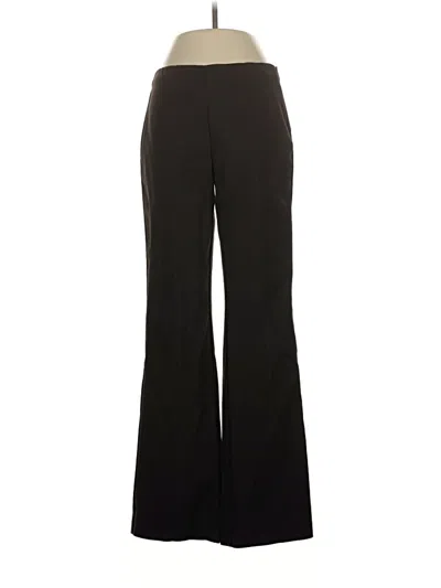 Pre-owned Ecru Dress Pants In Black
