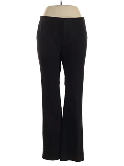 Pre-owned Ecru Dress Pants In Black